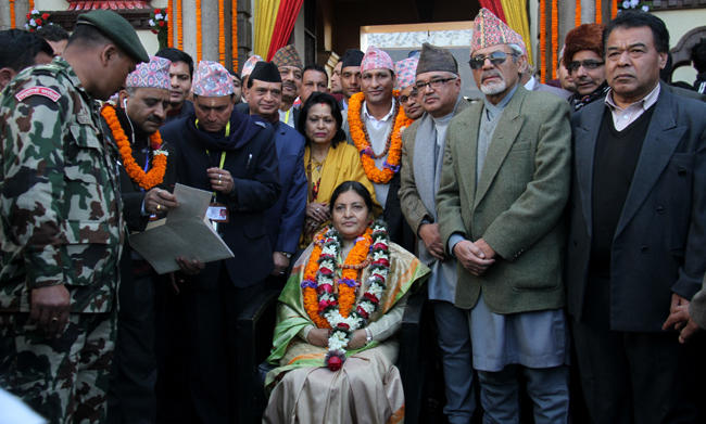 https://archive.nepalitimes.com/assets/uploads/gallery/a43ef-Bidya-Bhandari-in-Pashupatinath.jpg